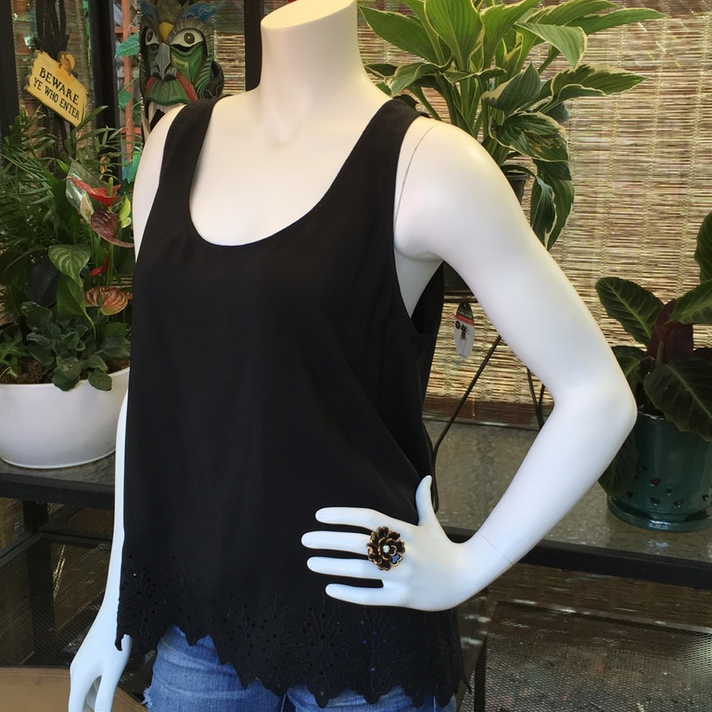 JOIE Camisole W/Eyelet Bottom
